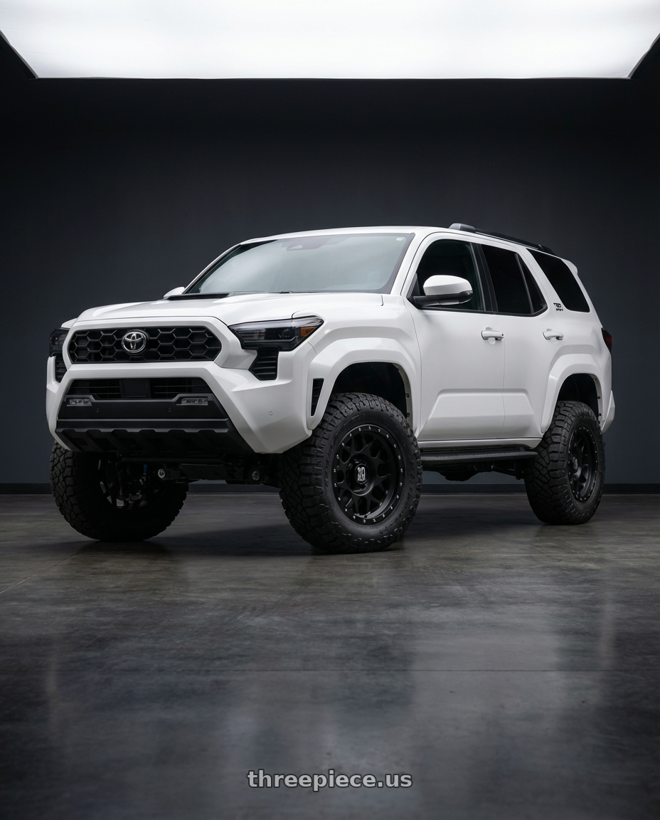 2022 Toyota 4Runner with XD XD127 BULLY 6X139.7 20X9 +18 SATIN BLACK WITH REINFORCING RING wheels