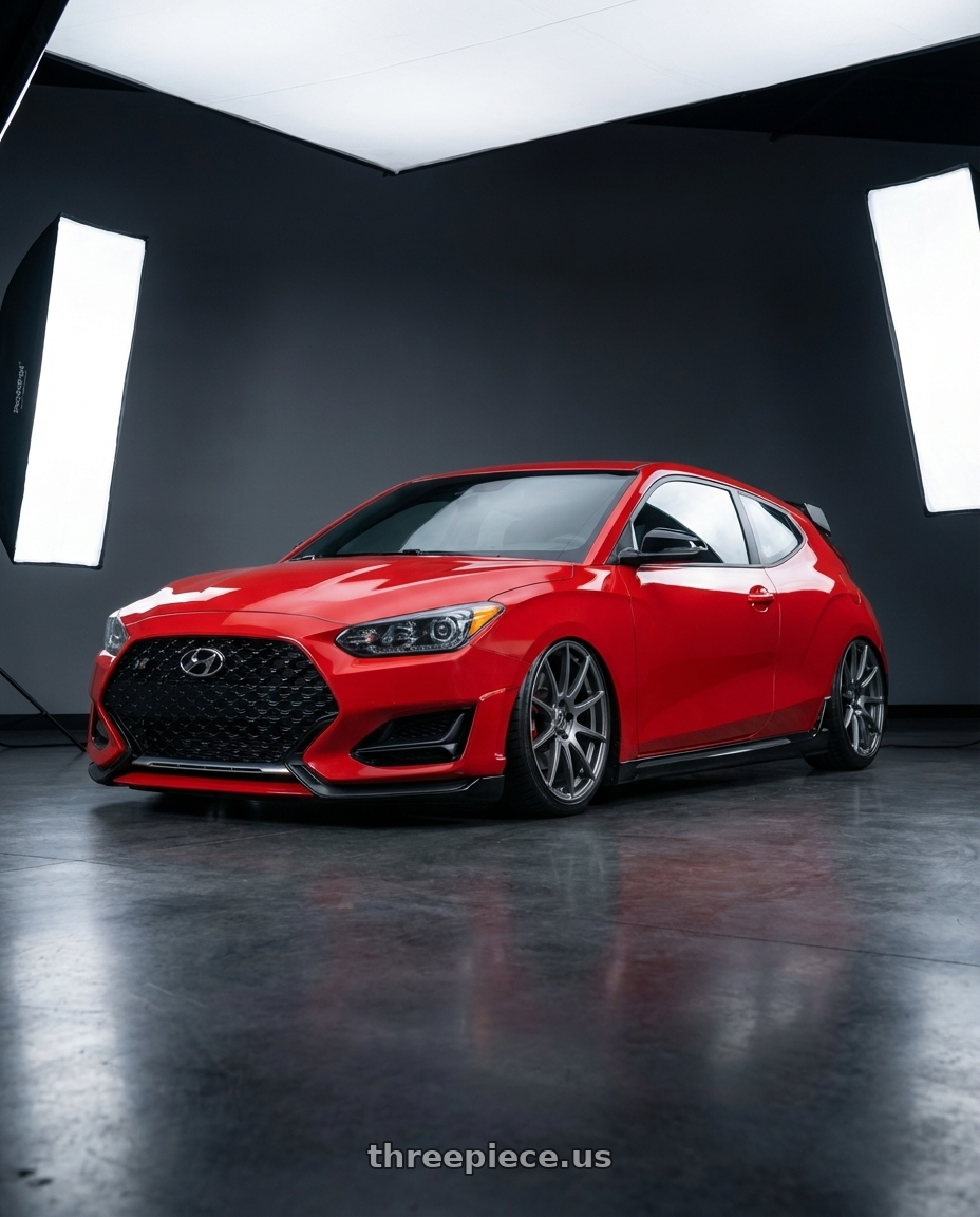 2022 Hyundai Veloster N with Forgestar CF10 5x114.3 19x9.5 +29 Gloss Anthracite wheels