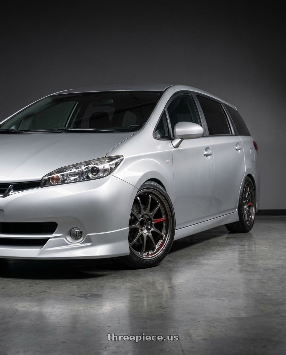 2012 Toyota wish with Volk Racing CE28SL 5x100 17x7.5+48 wheels