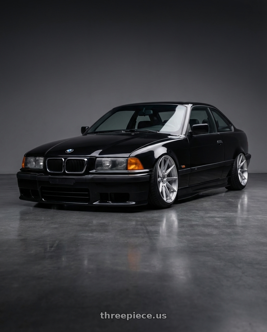 1999 BMW 328is  with Brada Wheels CX2 5x112 19x11 +15 Brushed Hyper Silver wheels