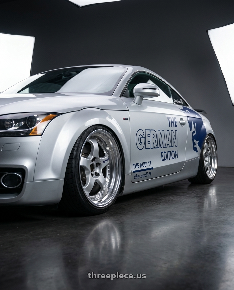 2008 Audi tt with Work Meister S1 3P 5x112 19x12.5+31 L Disk Silver wheels
