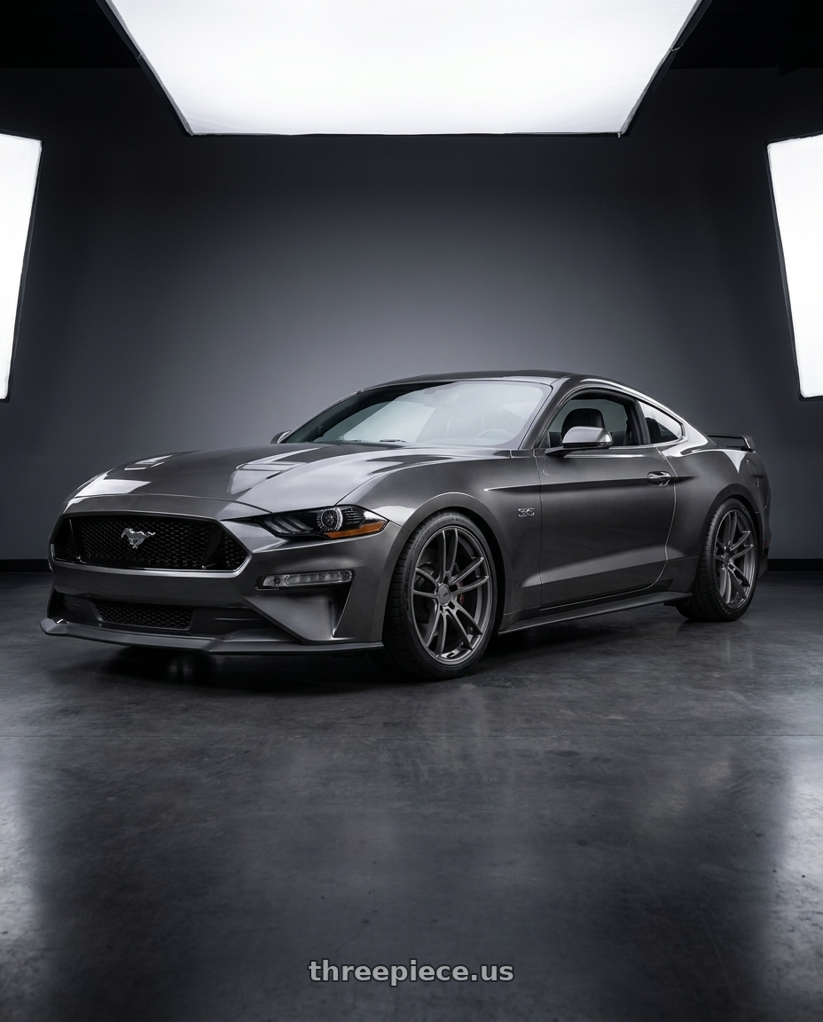 2020 Ford Mustang Shelby GT500 with American Racing AR941 MACH FIVE 5X114.3 20X10 +35 GRAPHITE wheels
