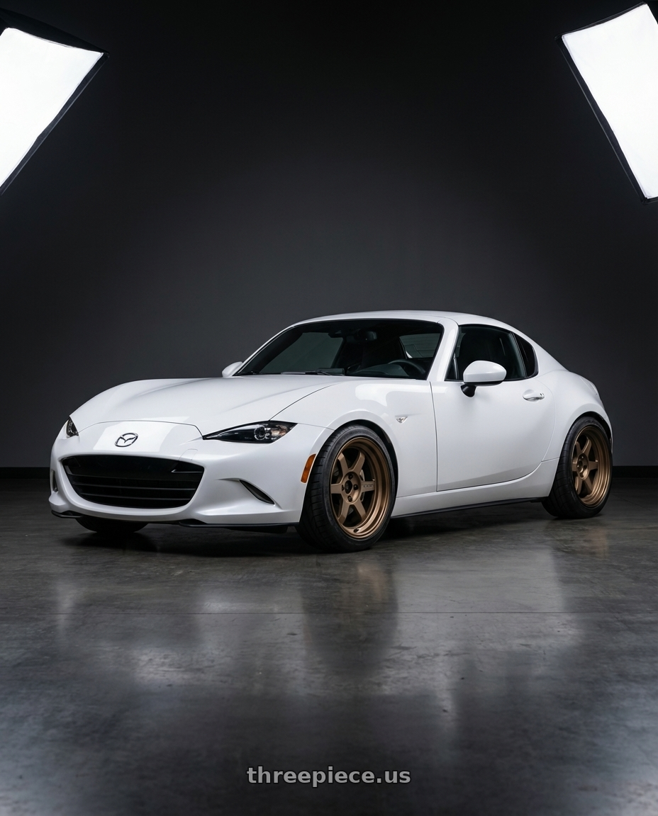 2025 Mazda miata with Volk Racing TE37V 5x114.3 17x10+20 wheels