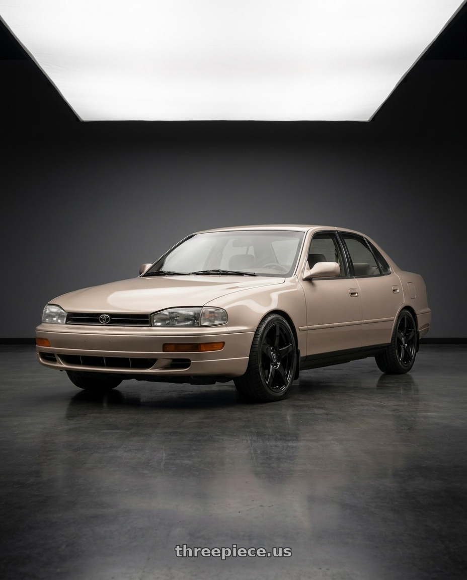 1995 Toyota Camry Xv10 with Forgestar CF5 5x114.3 18x10 +42 Gloss Black wheels