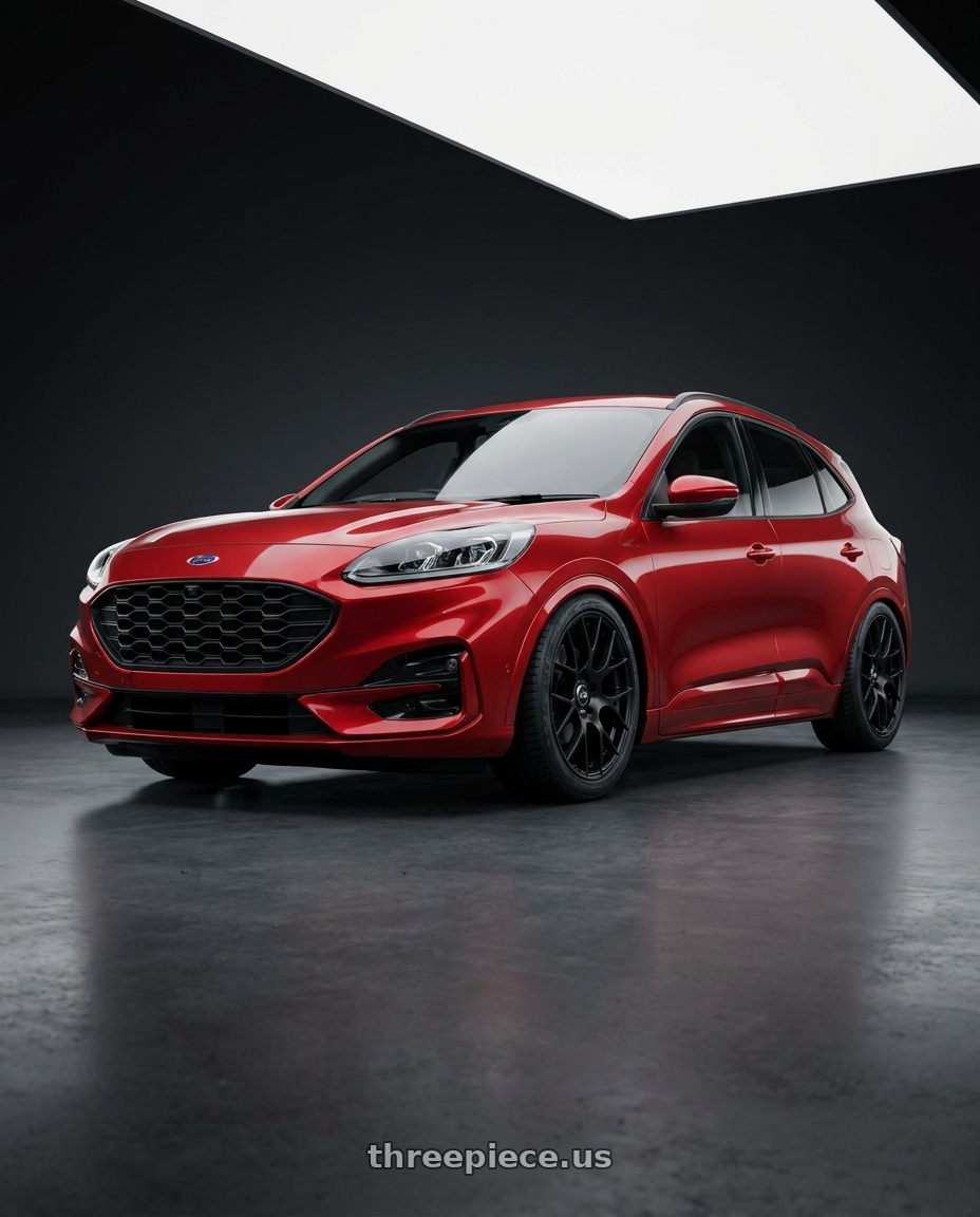 2022 Ford Kuga  with Enkei Raijin 5x120 18x8+42 Matte Black wheels