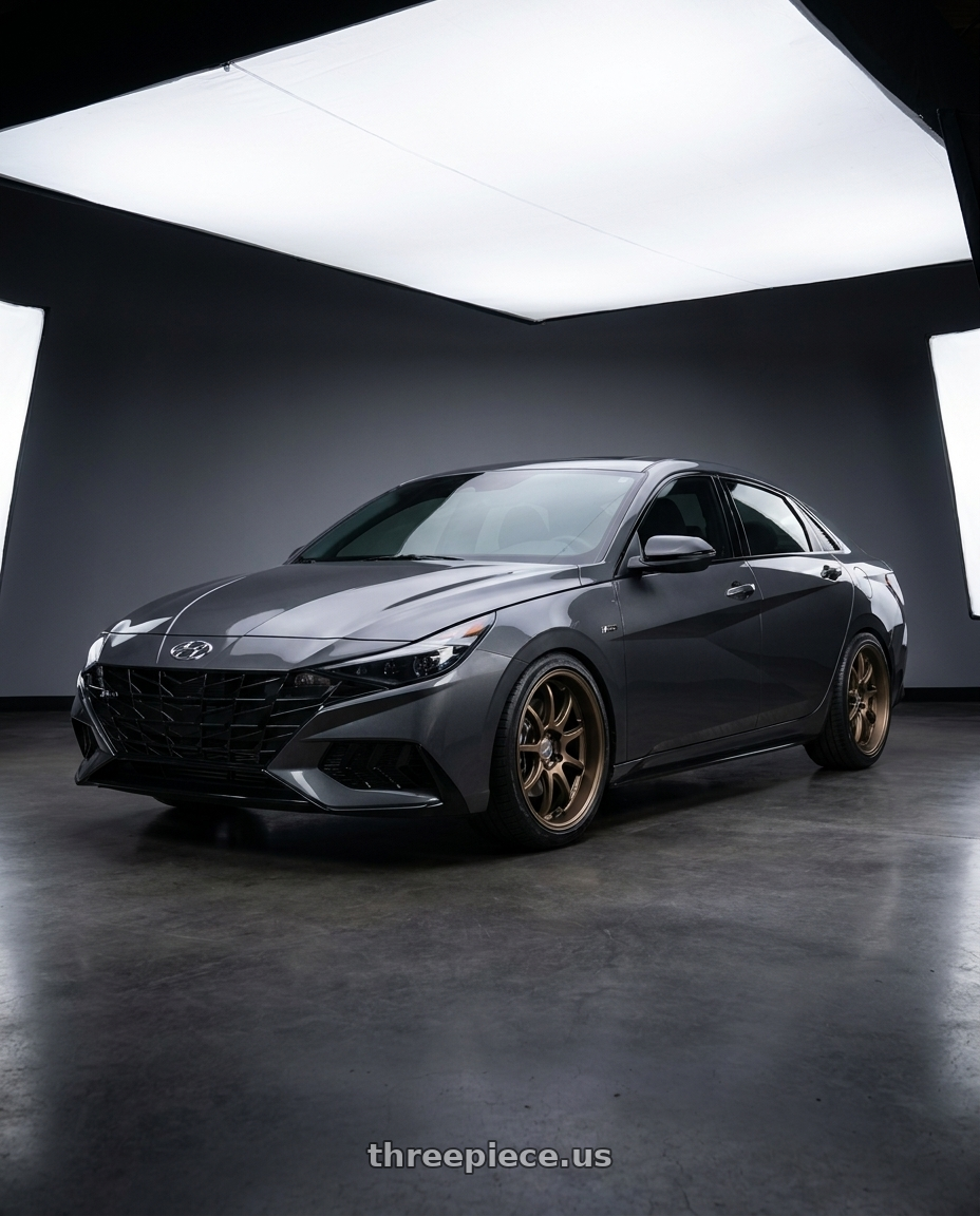 2021 HYUNDAI ELANTRA N LINE with Work Emotion D9R wheels