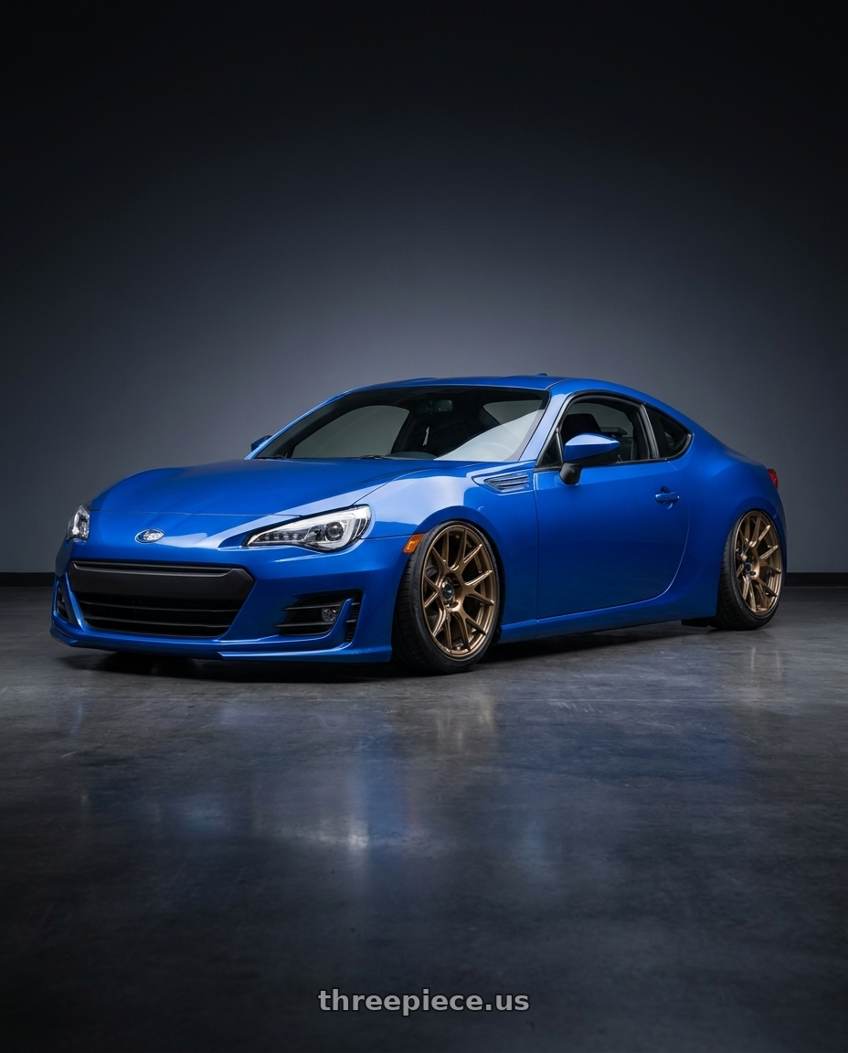 2024 Subaru BRZ with Konig Ampliform 5x114.3 18x10+20 Gloss Bronze wheels