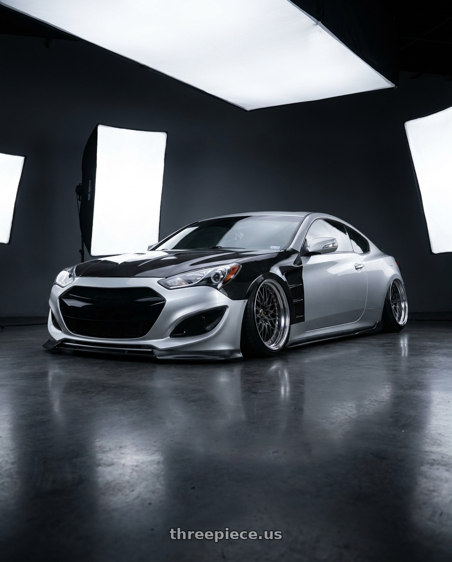 2013 genesis coupe with Work Vs-Xv 5x114.3 19x11-5 R Disk Matte Dark Gunmetal wheels