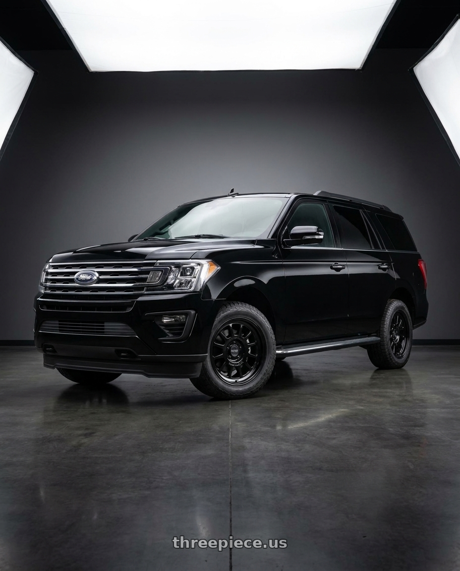 2020 Ford Expedition Max XLT with Method Race Wheels 318B 6X135 17x8.5 +0 GLOSS BLACK wheels