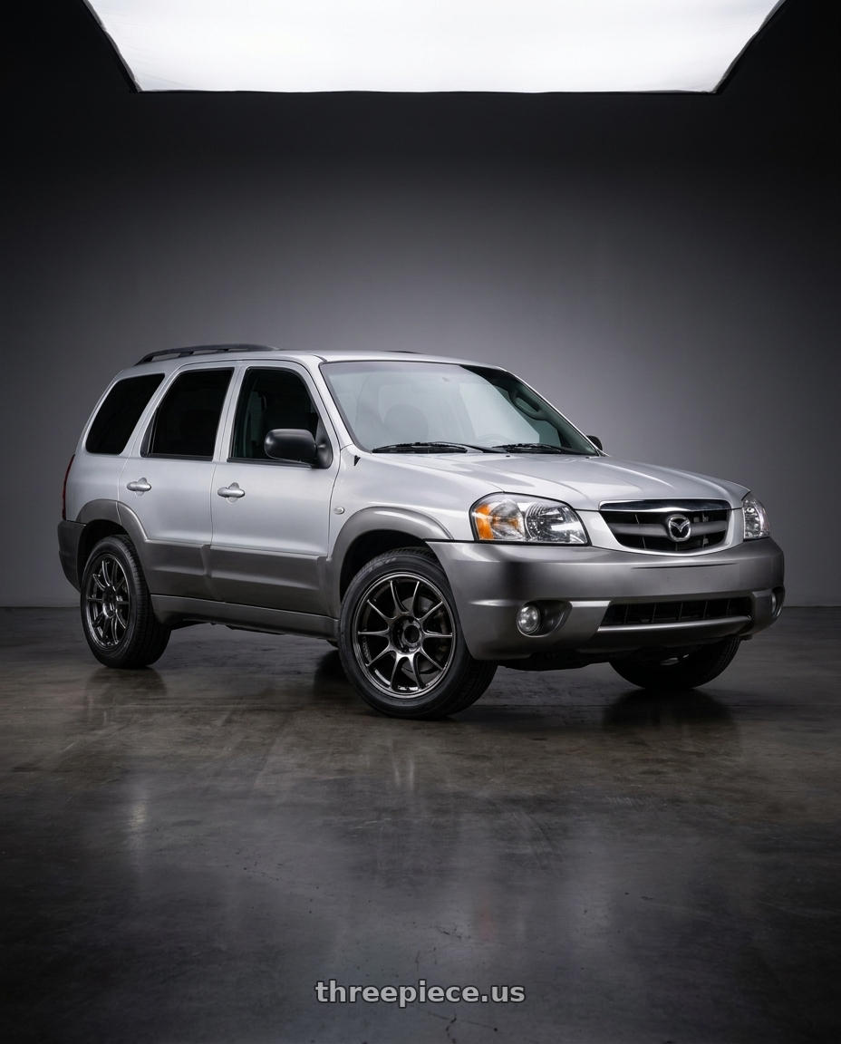 2003 Mazda tribute with WedsSport TC105X Forged 5x114.3 18x8.5+32 Face 1 / EJ-TI wheels