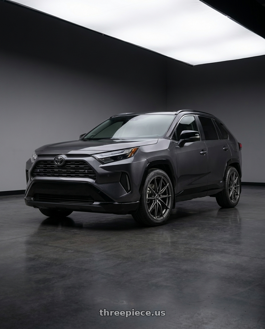 2025 Rav4 Gr Sport with Enkei DRACO 5x120 18x8.0+35 Anthracite wheels