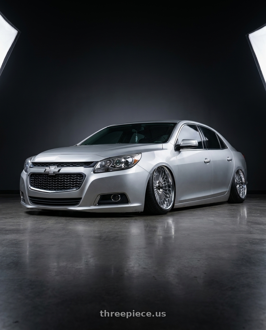 2015 chevy malibu with Work Emitz Chrome 5x100 19x10.0 +12 wheels
