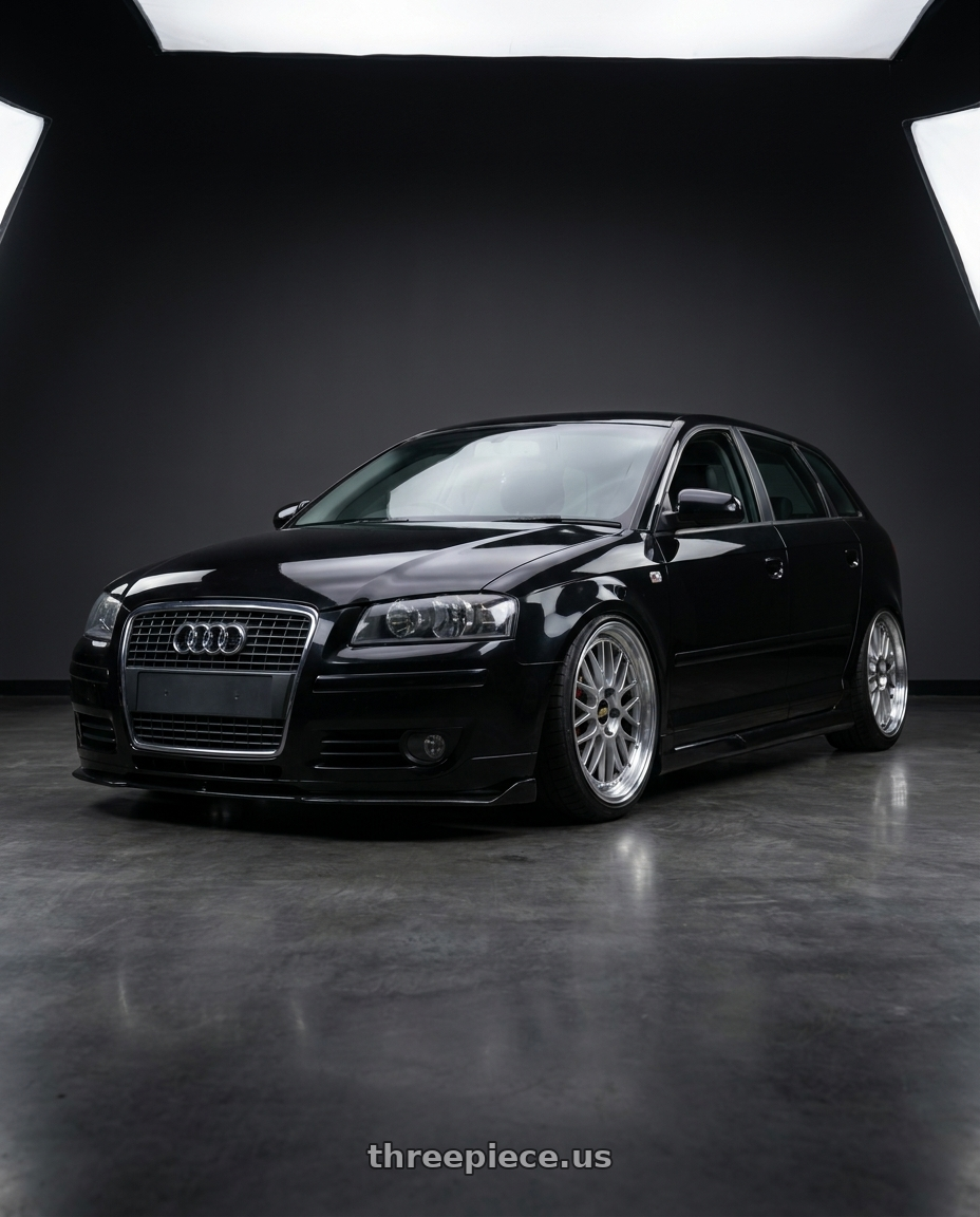 2006 a3 8p manual quattro with BBS LM 5x114.3 18x8.5+38 Diamond Silver wheels