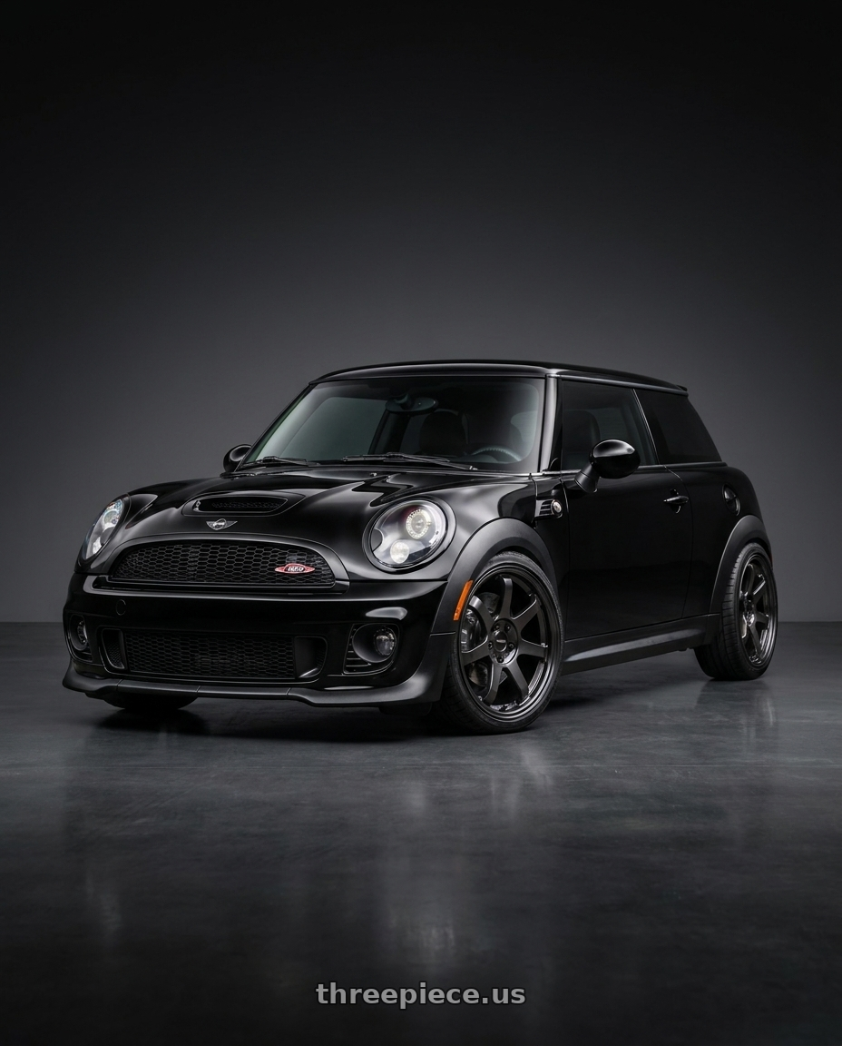 2013 Mini Cooper JCW with Volk Racing TE37 SONIC 4x100 16x6+42 wheels