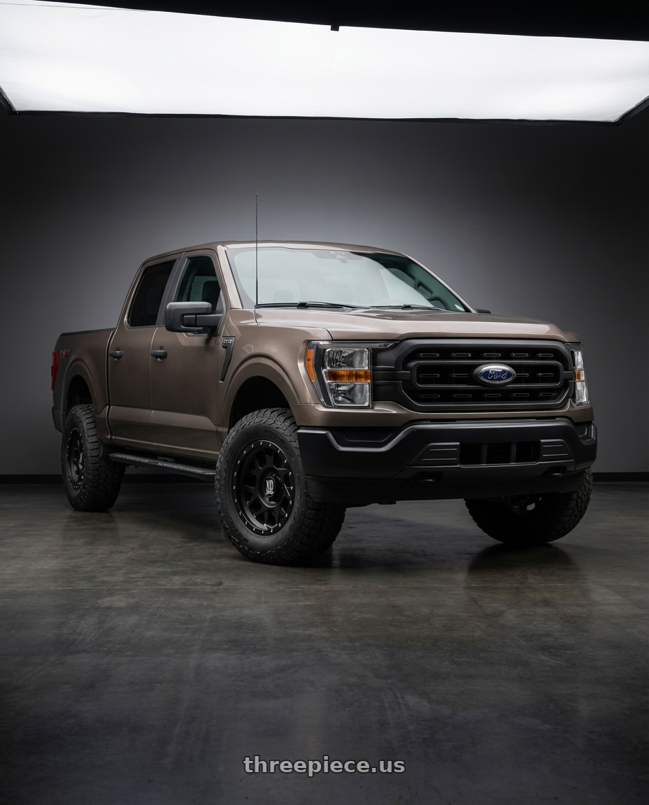 2013 Ford F-150 with XD XD127 BULLY 6X135 20X9 +0 SATIN BLACK WITH REINFORCING RING wheels