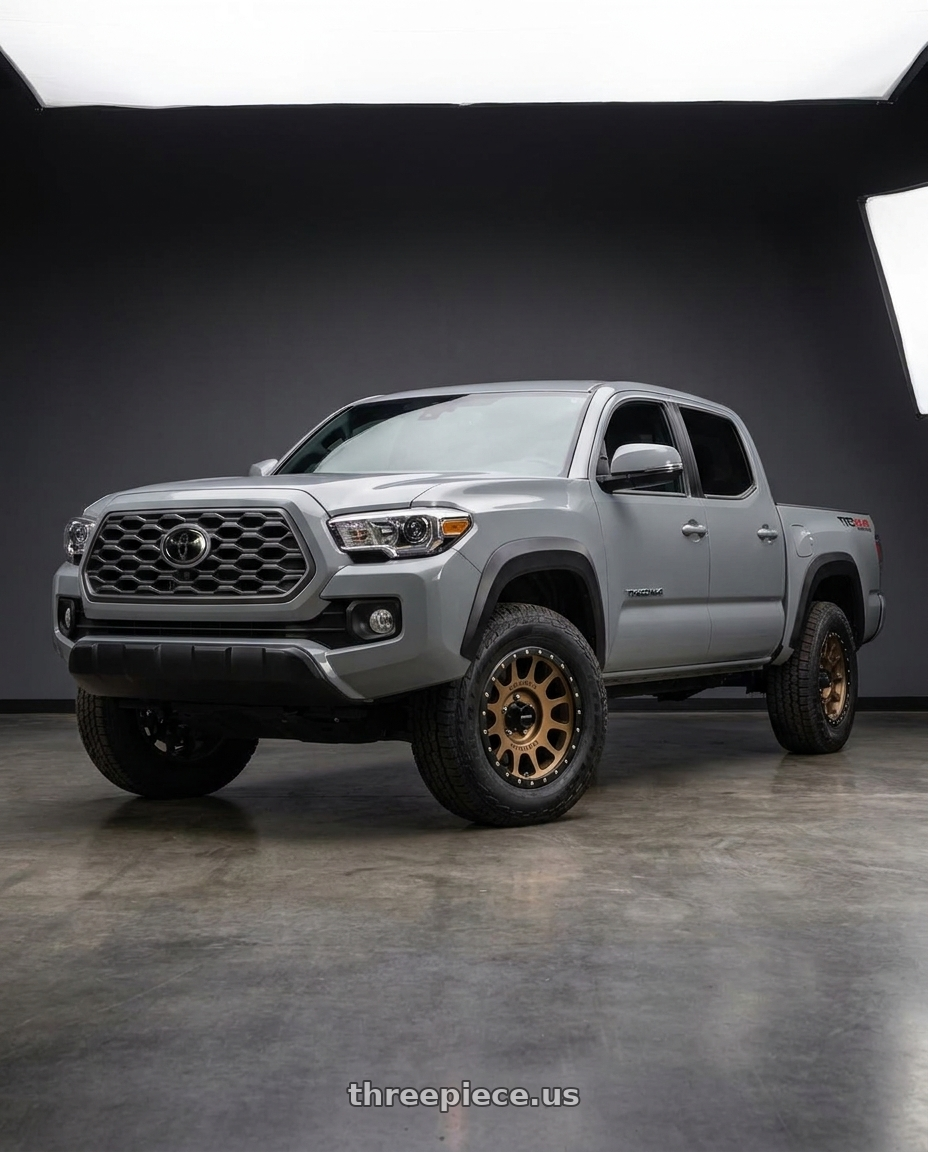 2021 Toyota Tacoma TRD Sport with Method Race Wheels 305BZ NV 6x139.7 18x9 -12 METHOD BRONZE wheels