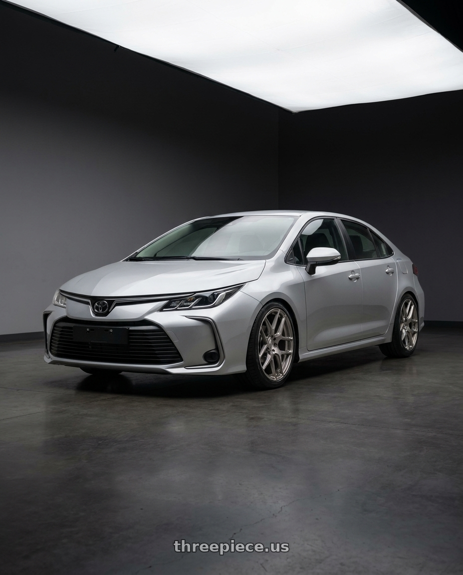 2023 Toyota Altis with MRR FS1 5x130 18x8.5  +45 Brushed Tint wheels