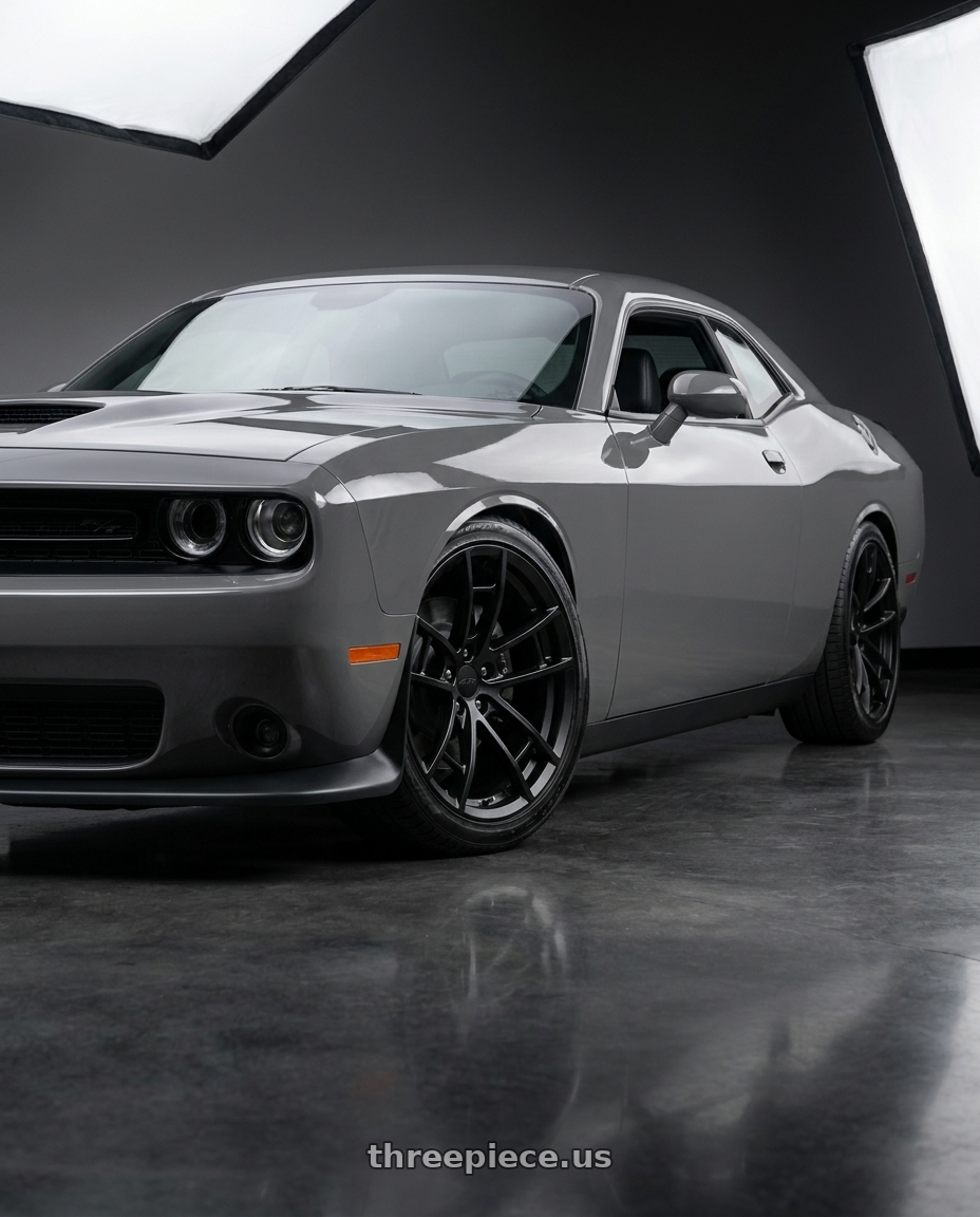 2021 Dodge Challenger SXT with MRR M392 5x115 20x9.5  +12 Matte Black fit Charger Challenger wheels
