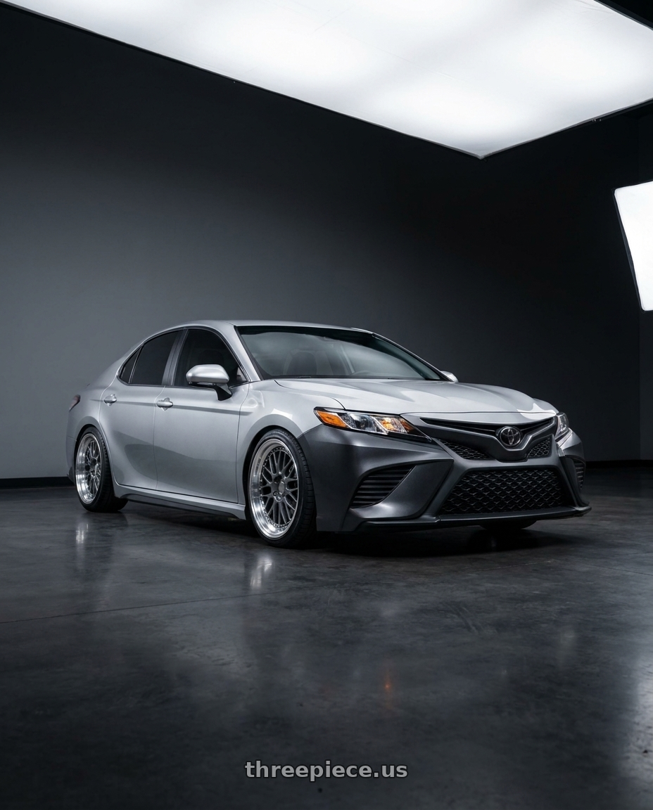 2019 toyota camry LE with ESR Wheels SR SERIES SR01 5x114.3 19x8.5 +30 Gunmetal wheels