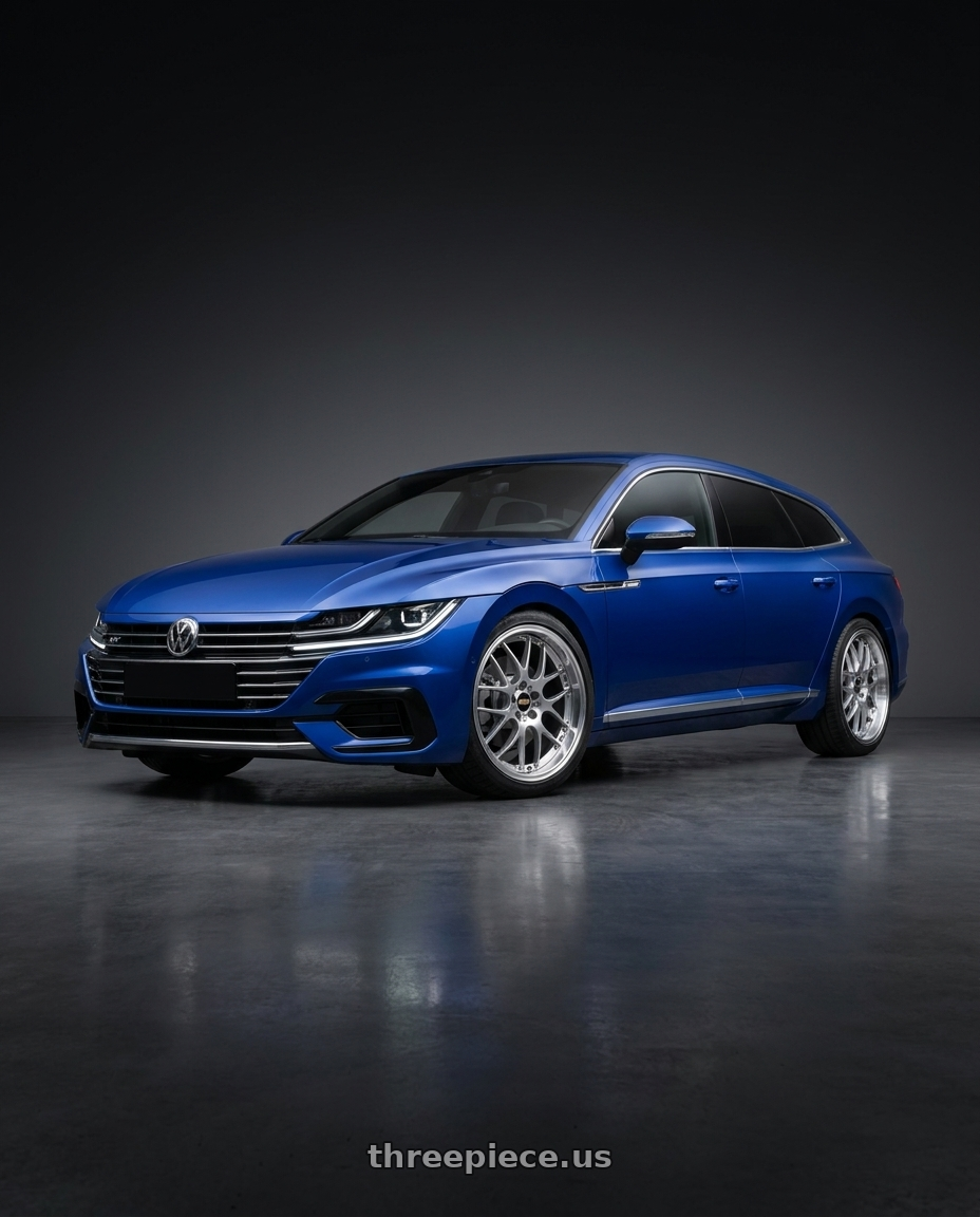 2023 VW ARTEON with BBS RS-GT 5x112 19x8.5 +32 Diamond Silver Center Diamond Cut Lip wheels