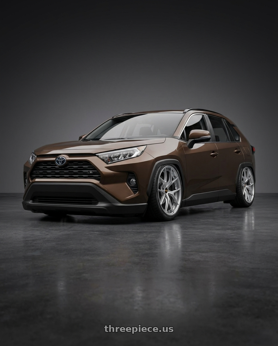 2026 Toyota Rav4,Brown with BBS RI-S 5x120 20x9 +25 Diamond Sliver wheels