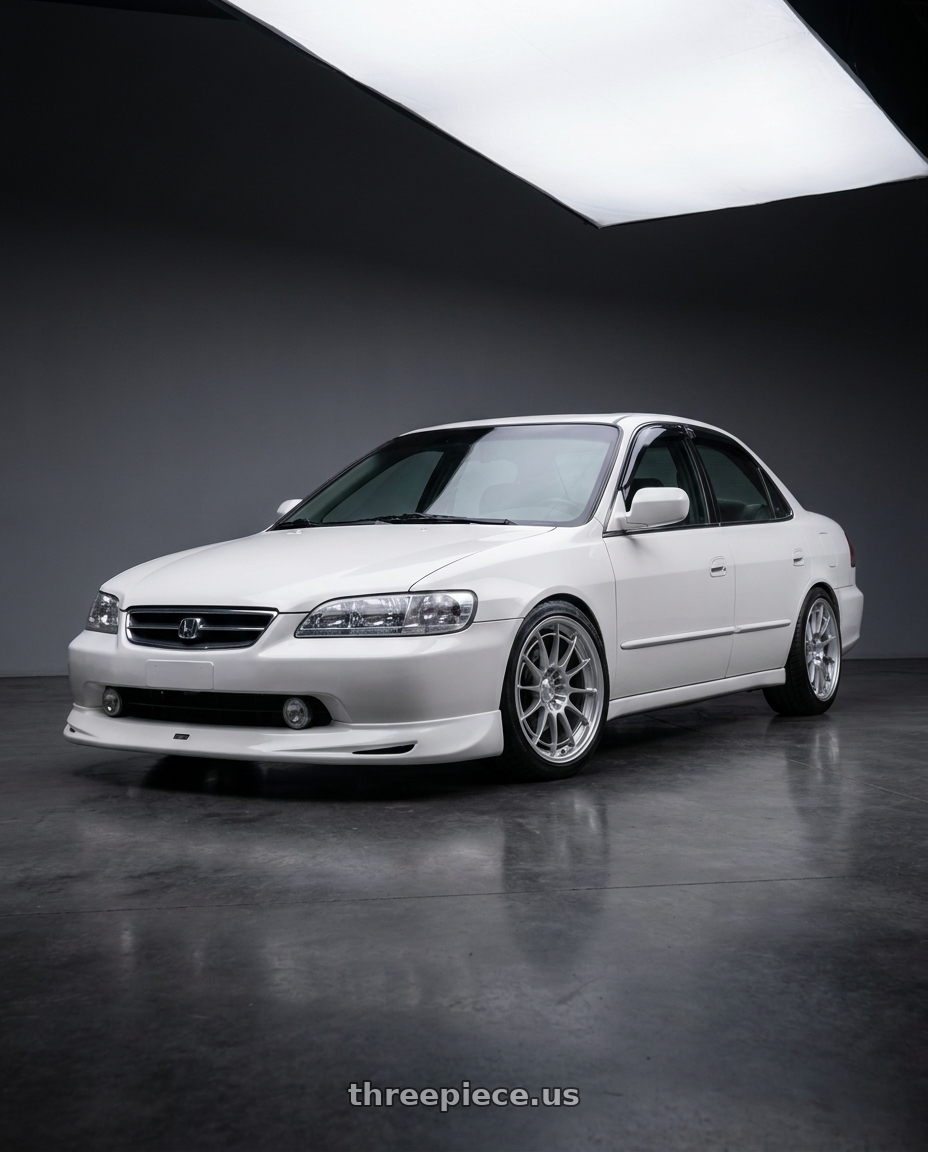 2001 Honda Accord vi CG5 with Enkei NT03+M 5x114.3 18x8.5+38 Silver wheels