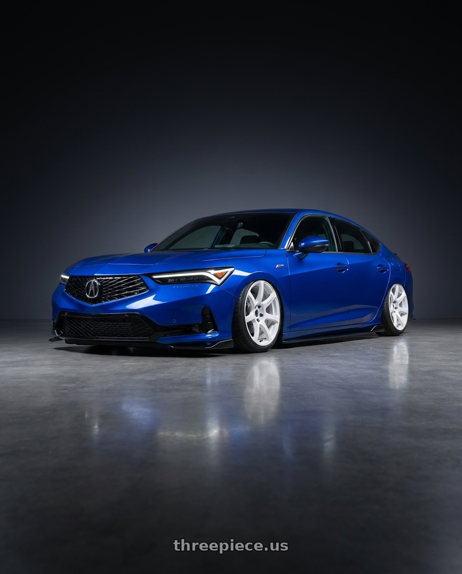 2023 Acura integra aspec with Work Emotion T7r 5x100 18x9.5 +38 White wheels