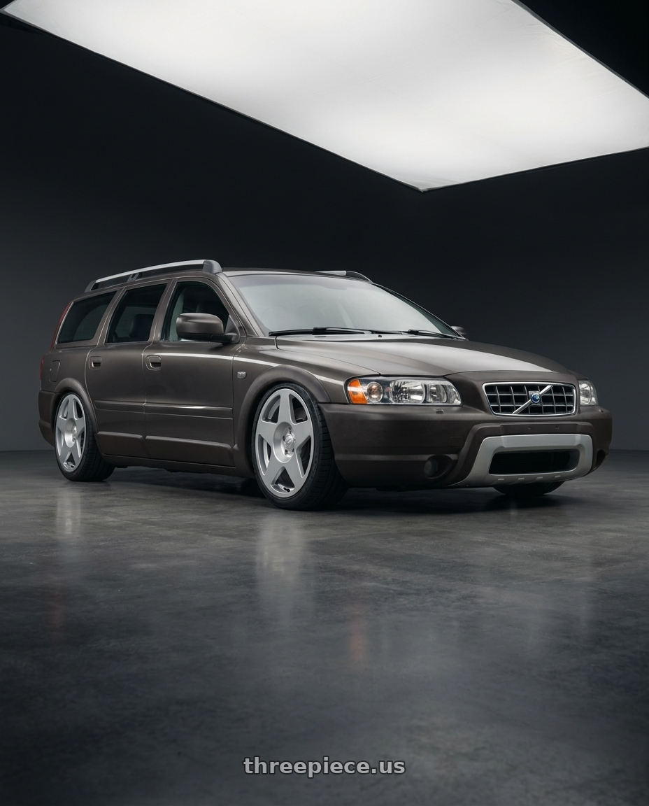 2006 Volvo xc70 with fifteen52 Tarmac 5x108 18X8.5 +42 SPEED SILVER (GLOSS SILVER) wheels