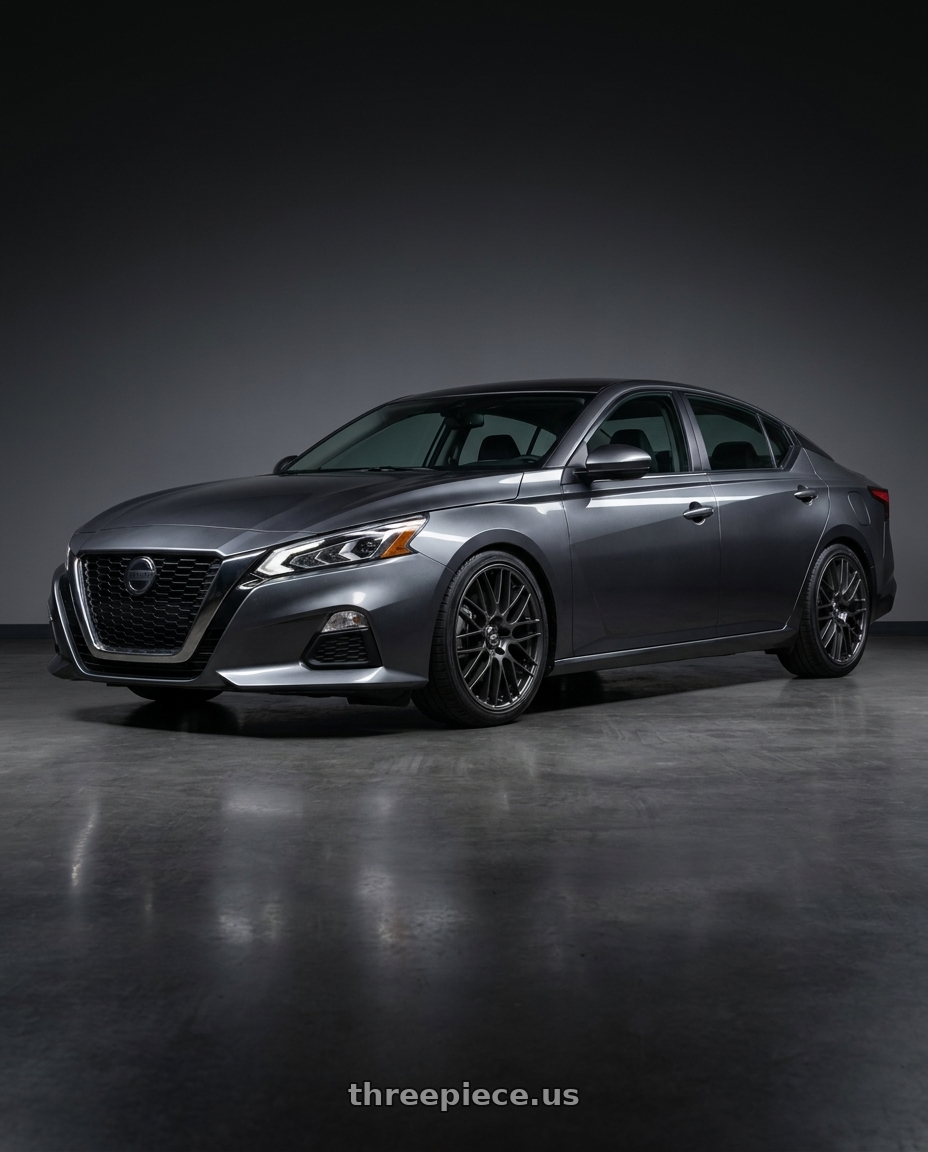 2021 Nissan Altima SV with Enkei EKM3 5x114.3 18x8+40 Gunmetal wheels