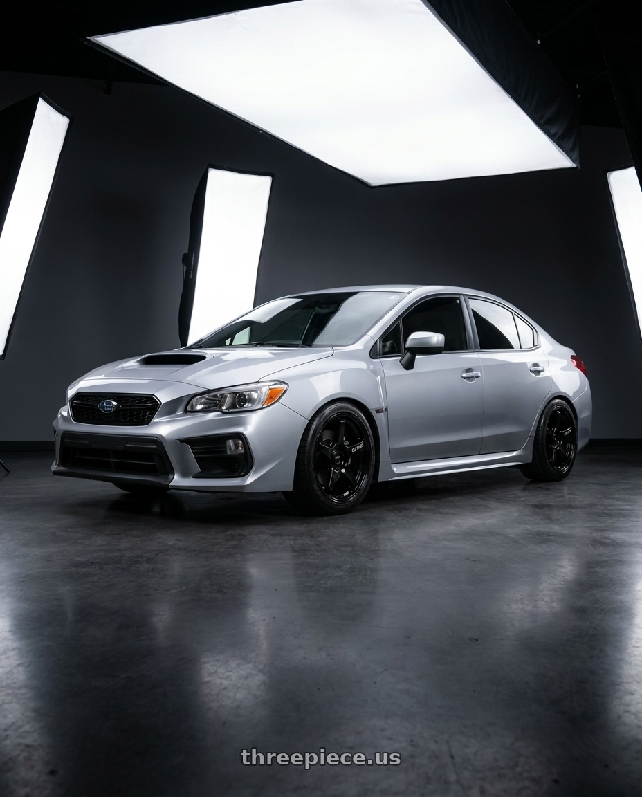 2018 Subaru WRX base with Enkei TS-5 5x114.3 18x9.5+38 Gloss Black wheels