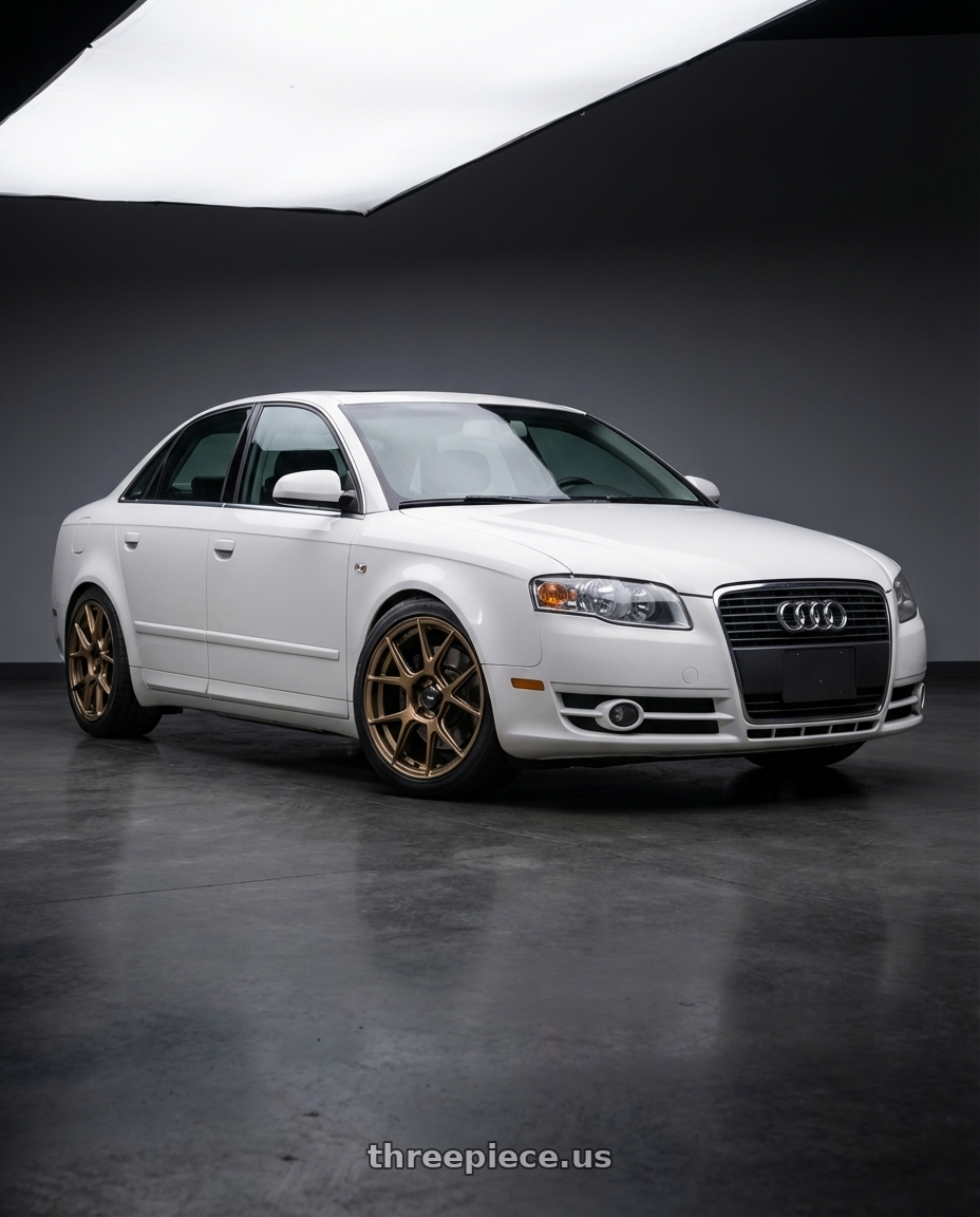 2010 Audi A4 B7 with Konig Ampliform 5x112 18x8.5+43 Gloss Bronze wheels