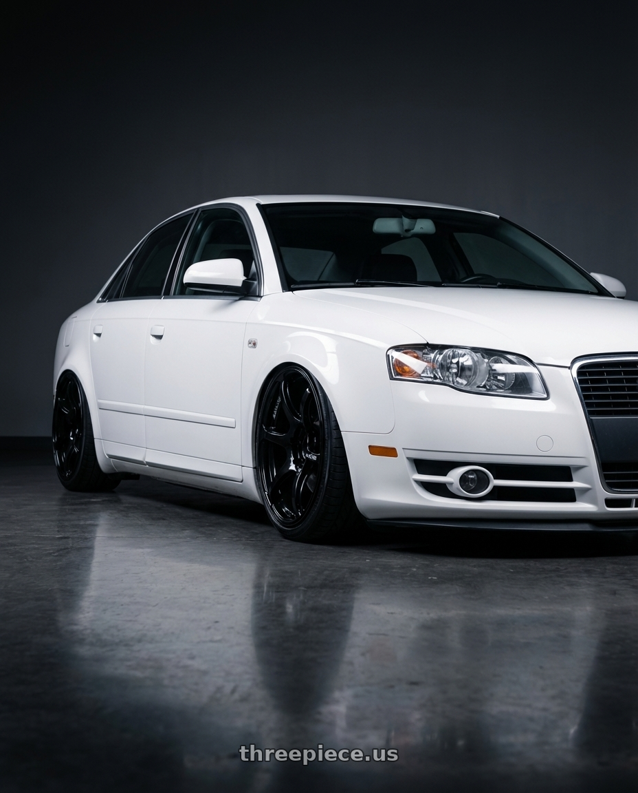 2010 Audi A4 B7 with Advan RGIII 5x112 19x8.5+45 Gloss Black wheels