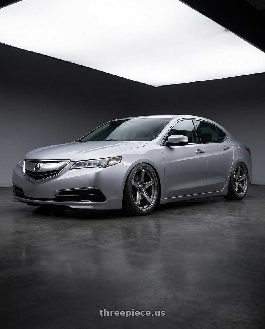 2019 Acura TLX with Konig Neoform 5X114.3 19x10.5+20 Matte Grey wheels