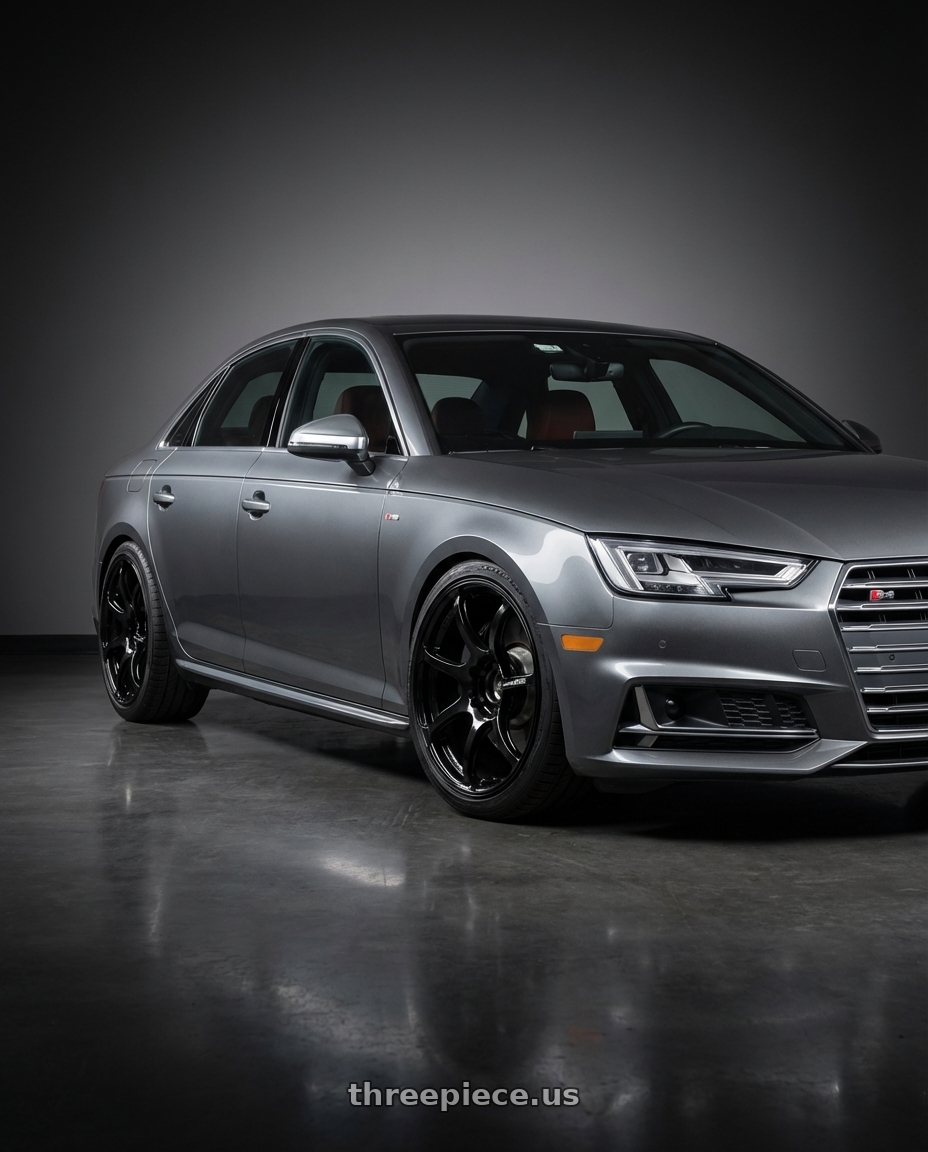 2015 Audi S4 B8.5 with Advan RGIII 5x112 19x8.5+45 Gloss Black wheels