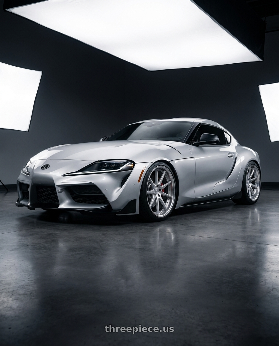 2020 gr supra premium with Work Gnosis Cv201 5x112 20x10.5+38 O Disk Matte Silver wheels