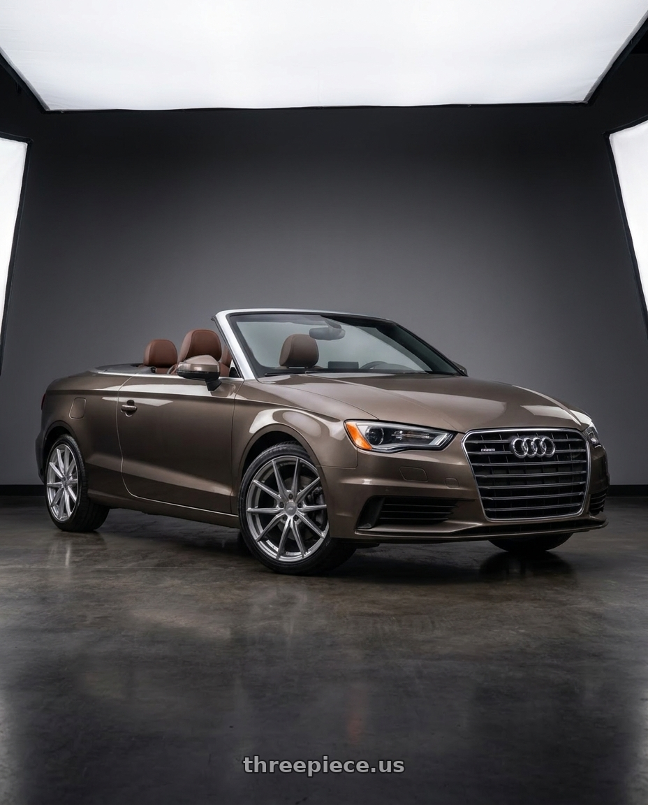 2015 Audi A3 Cabriolet Premium with Enkei TSR-X 5x112 18x8+45 Storm Gray wheels