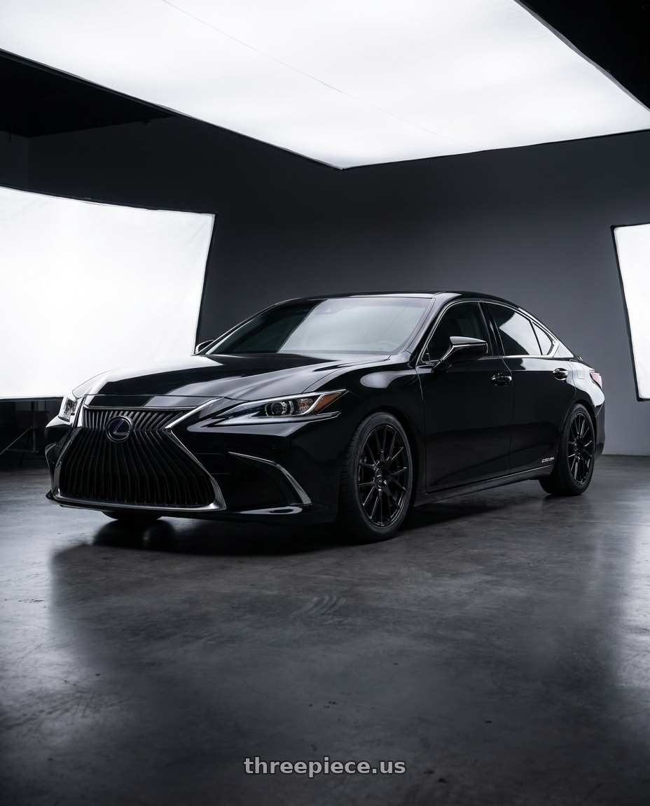 2019 Lexus Rc350 with Black Bbs Ch R 5x1143 20x85 38 Satin Black Polished Rim Protector 20x85 Et38 wheels
