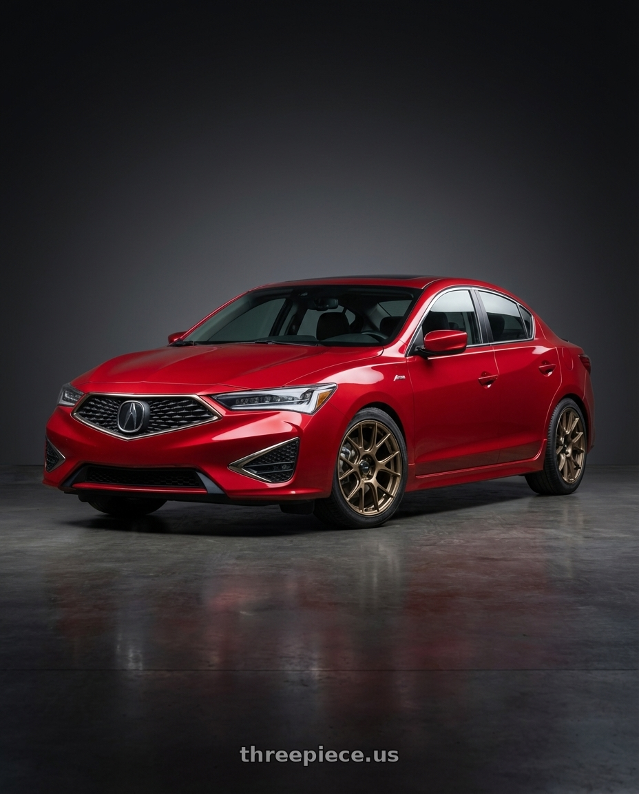 2012 Acura ILX with Konig Ampliform 5x114.3 17x9+40 Gloss Bronze wheels