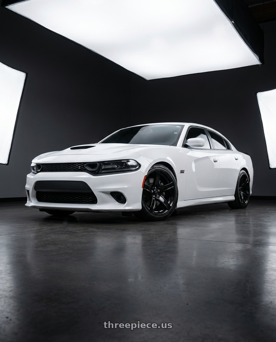 2021 Dodge Charger SXT with OE Wheels DG22 5x115 20x9.5+18 Black wheels