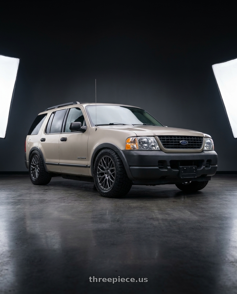 2004 ford explorer with TOUREN TR76 3276 5x114.3 17x8 +35 GLOSS GRAPHITE wheels