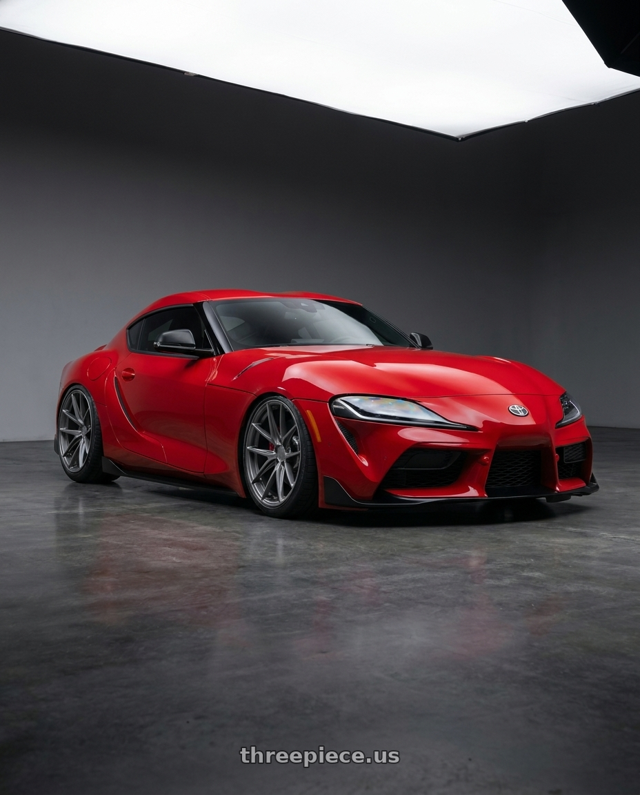 2023 Toyota GR Supra with Niche 1PC M116 MISANO 5X112 19X8.5 +42 MATTE GUN METAL wheels