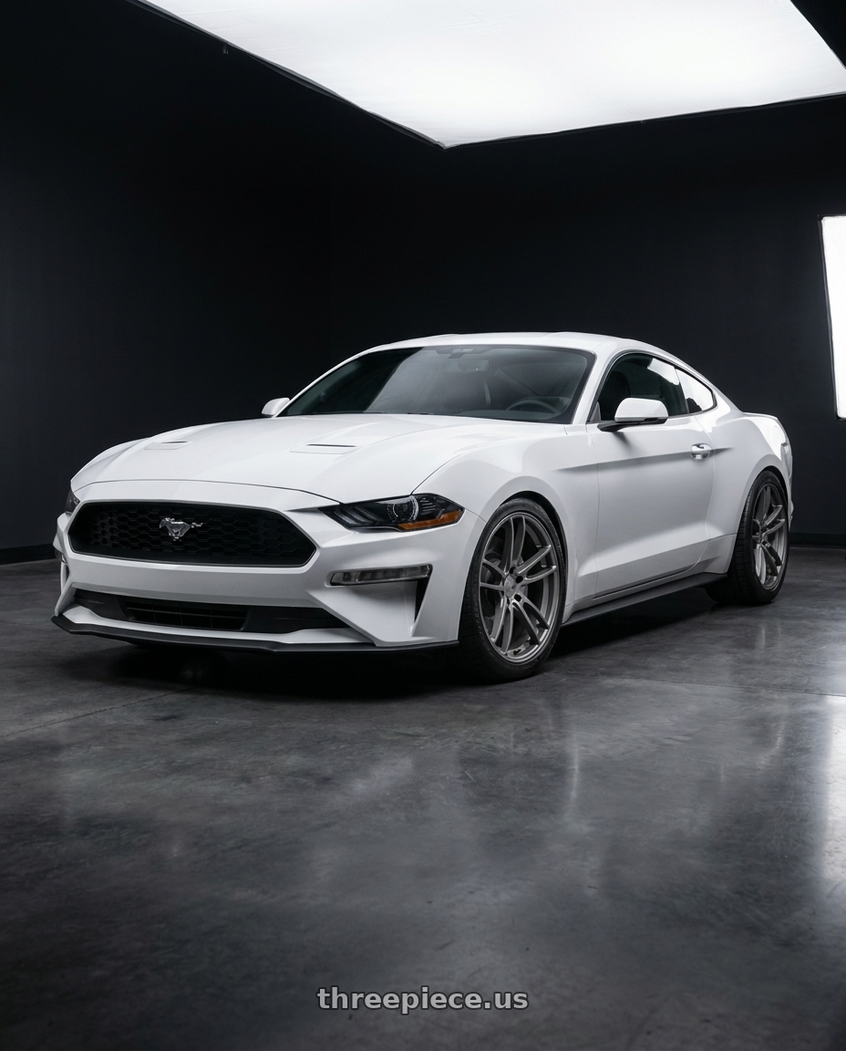 2020 Ford Mustang Shelby GT500 with American Racing AR941 MACH FIVE 5X114.3 19X9 +30 GRAPHITE wheels