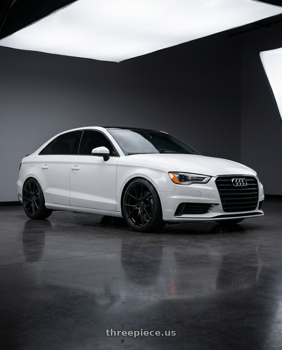 2015 a3 Quattro  with Aodhan AH-11 5x112 18x8.5+35 Matte Black wheels