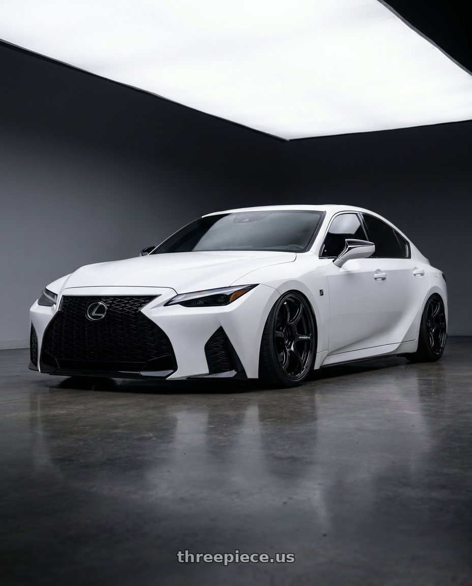 2024 Lexus IS 350 with Advan RGIII 5x114.3 19x9.0+25 Gloss Black wheels