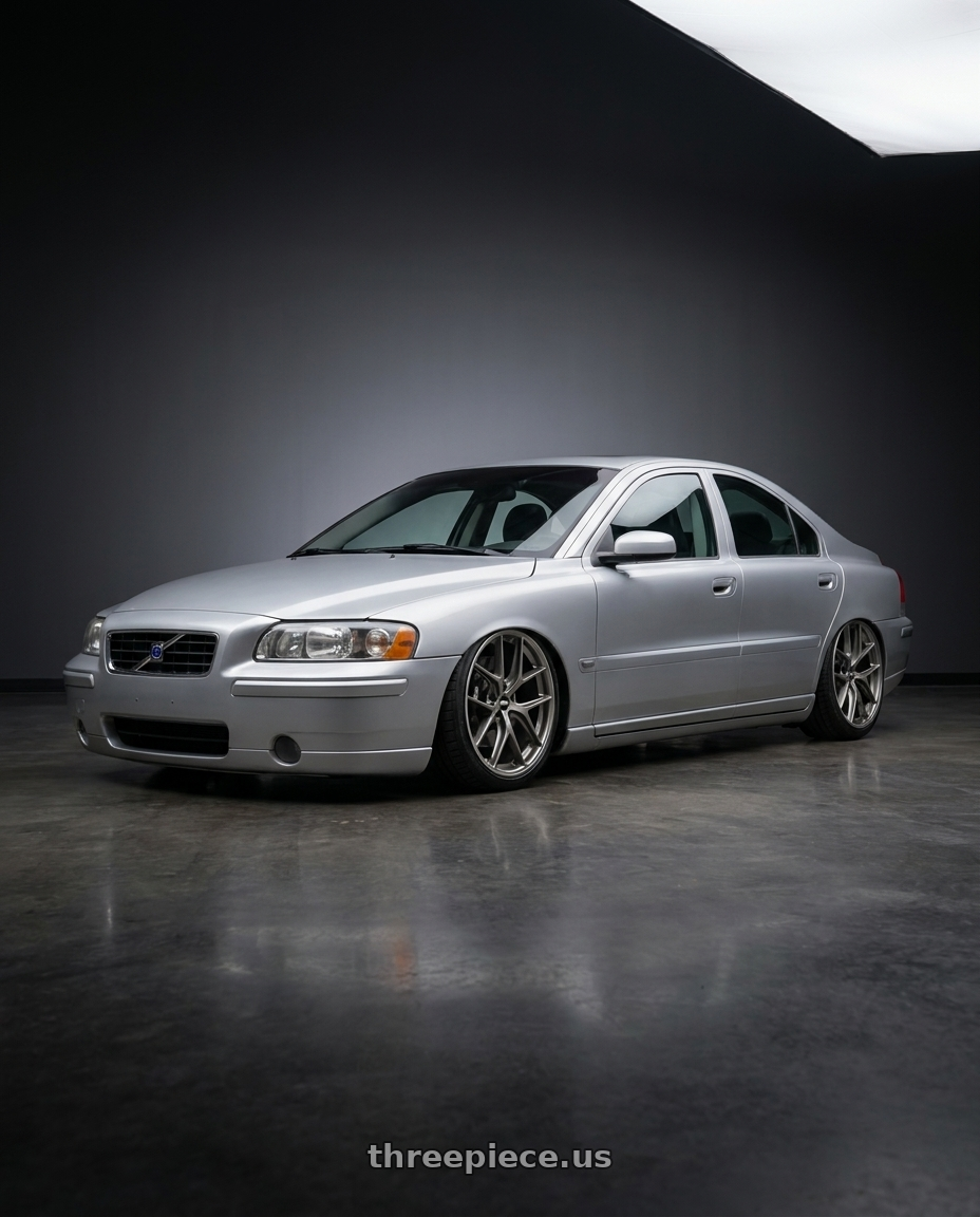2002 Volvo S60 24T with BBS CC-R 5x112 19x8.0+27 Satin Platinum wheels