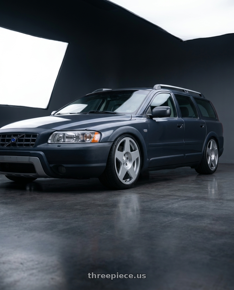2006 Volvo xc70 base lava with fifteen52 Tarmac 5x108 18X8.5 +42 SPEED SILVER (GLOSS SILVER) wheels