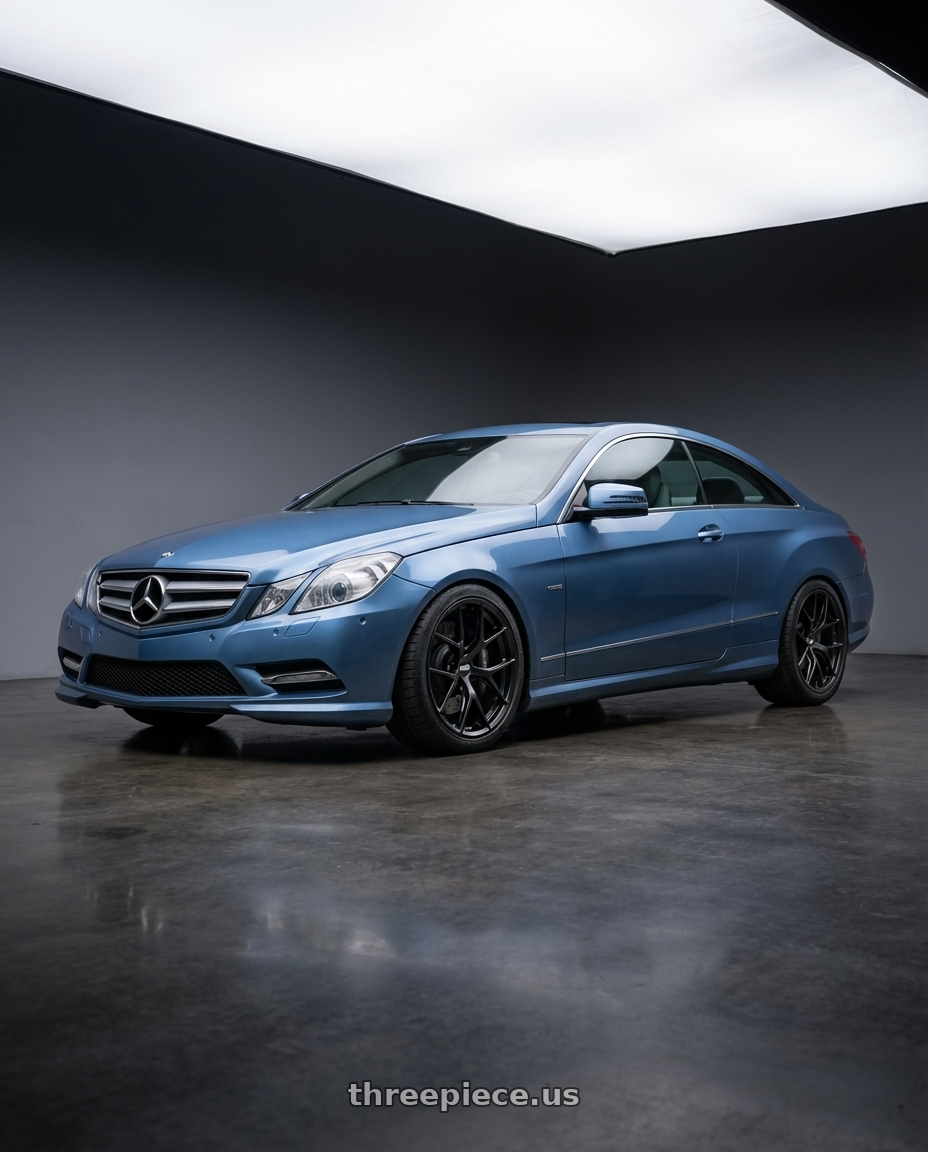 2014 Mercedes-Benz E-Class Coupe C207 with BBS FI-R Evo 5x112 19x9.5+15 Satin Black wheels