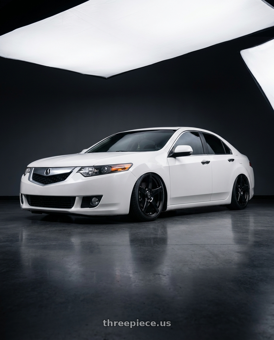 2013 Acura TSX with Forgestar CF5 5x114.3 19x10 +42 Gloss Black wheels