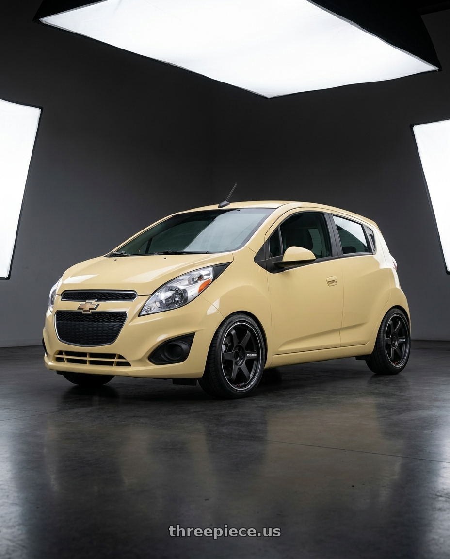 2015 Chevy Spark LT  with Volk Racing TE37 Ultra Track Edition II 5x114.3 20x9.5+45 wheels