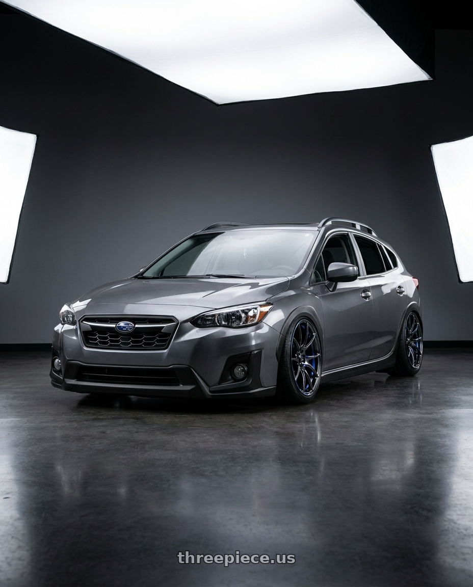 2018 Subaru xv with WedsSport SA-10R 5x100 18x7.5+45 F wheels